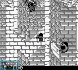 In-game screen of the game Robin Hood - Prince of Thieves on Nintendo Game Boy