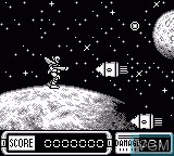 In-game screen of the game A-Force - Armour Force on Nintendo Game Boy