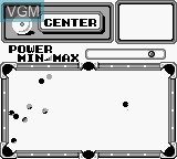 In-game screen of the game Side Pocket on Nintendo Game Boy