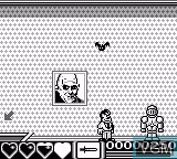 In-game screen of the game Addams Family, The on Nintendo Game Boy