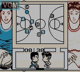 In-game screen of the game From TV Animation Slam Dunk 2 - Zenkoku e no Tip Off on Nintendo Game Boy