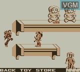 In-game screen of the game Small Soldiers on Nintendo Game Boy