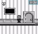 In-game screen of the game Addams Family, The - Pugsley's Scavenger Hunt on Nintendo Game Boy