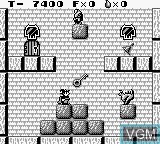 In-game screen of the game Solomon's Club on Nintendo Game Boy