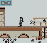 In-game screen of the game Spirou on Nintendo Game Boy