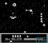 In-game screen of the game Star Trek - 25th Anniversary on Nintendo Game Boy