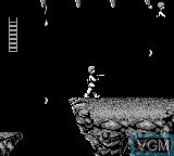 In-game screen of the game Star Wars on Nintendo Game Boy