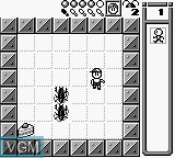 In-game screen of the game Stop That Roach! on Nintendo Game Boy