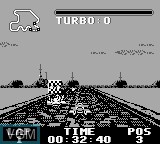 In-game screen of the game Street Racer on Nintendo Game Boy