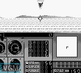 In-game screen of the game Super Battletank on Nintendo Game Boy