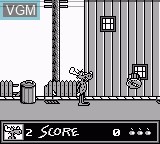 In-game screen of the game Adventures of Rocky and Bullwinkle and Friends, The on Nintendo Game Boy