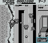 In-game screen of the game Aerostar on Nintendo Game Boy