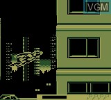 In-game screen of the game Superman on Nintendo Game Boy