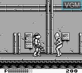 In-game screen of the game Teenage Mutant Ninja Turtles II - Back From the Sewers on Nintendo Game Boy
