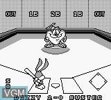 In-game screen of the game Tiny Toon Adventures - Wacky Sports on Nintendo Game Boy