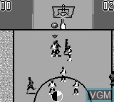 In-game screen of the game Tip Off on Nintendo Game Boy