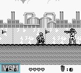 In-game screen of the game Toxic Crusaders on Nintendo Game Boy