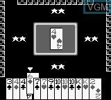 In-game screen of the game Trump Collection GB on Nintendo Game Boy