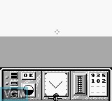 In-game screen of the game Turn and Burn - The F-14 Dogfight Simulator on Nintendo Game Boy