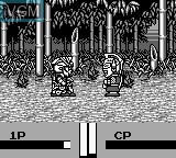 In-game screen of the game Versus Hero - Kakutou Ou e no Michi on Nintendo Game Boy