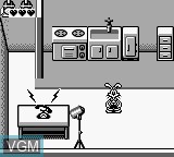 In-game screen of the game Who Framed Roger Rabbit on Nintendo Game Boy