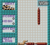 In-game screen of the game WildSnake on Nintendo Game Boy