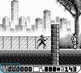 In-game screen of the game Spider-Man 3 - Invasion of the Spider-Slayers on Nintendo Game Boy