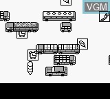In-game screen of the game Worm Visitor on Nintendo Game Boy