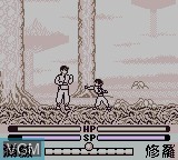 In-game screen of the game Yuu Yuu Hakusho Dai 4 Tama - Makai Touitsu on Nintendo Game Boy
