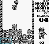 In-game screen of the game Zoo Block on Nintendo Game Boy