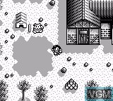 In-game screen of the game Aretha III on Nintendo Game Boy