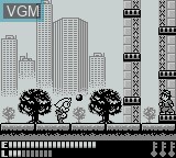 In-game screen of the game Avenging Spirit on Nintendo Game Boy