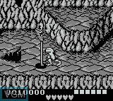 In-game screen of the game Battletoads in Ragnarok's World on Nintendo Game Boy