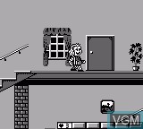 In-game screen of the game Beetlejuice on Nintendo Game Boy