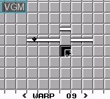 In-game screen of the game Blodia on Nintendo Game Boy