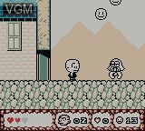 In-game screen of the game Bonk's Revenge on Nintendo Game Boy