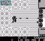 In-game screen of the game Burai Fighter Deluxe on Nintendo Game Boy