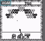 In-game screen of the game Bust-A-Move 3 DX on Nintendo Game Boy