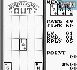 In-game screen of the game Cadillac II on Nintendo Game Boy