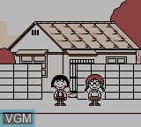 In-game screen of the game Chibi Maruko-Chan - Maruko Deluxe Gekijou on Nintendo Game Boy