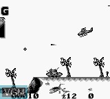 In-game screen of the game Choplifter III on Nintendo Game Boy