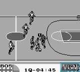 In-game screen of the game Double Dribble - 5 on 5 on Nintendo Game Boy