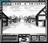 In-game screen of the game Dragon Heart on Nintendo Game Boy