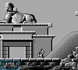 In-game screen of the game Dragon's Lair - The Legend on Nintendo Game Boy