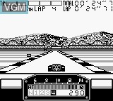 In-game screen of the game F1 Pole Position on Nintendo Game Boy