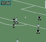 In-game screen of the game FIFA - Road to World Cup 98 on Nintendo Game Boy