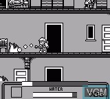 In-game screen of the game Fire Fighter on Nintendo Game Boy