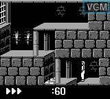 In-game screen of the game Prince of Persia on Nintendo Game Boy