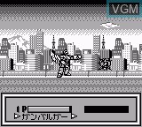 In-game screen of the game Genki Bakuhatsu Ganbaruga on Nintendo Game Boy