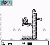In-game screen of the game Gargoyle's Quest on Nintendo Game Boy